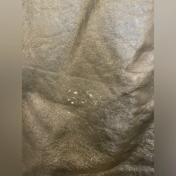 Black leather trench coat - Picture 10 of 12